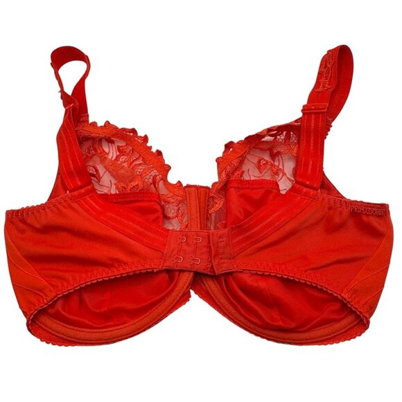 PrimaDonna Madison Red Lace Full Coverage Bra Size 32H UK - Picture 3 of 5